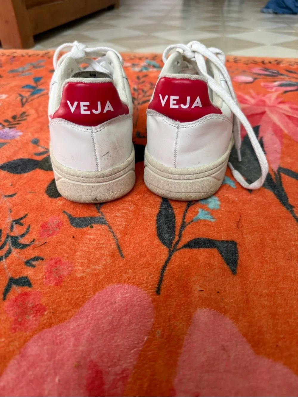 Veja Women’s Sneakers (Red/Blue/Cream)